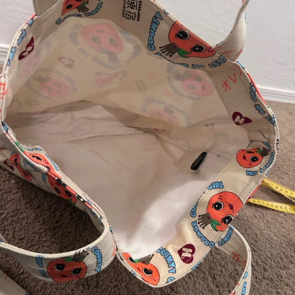 NWOT! Vintage Harajuku Lovers Canvas Tote Bag - Picture 3 of 7